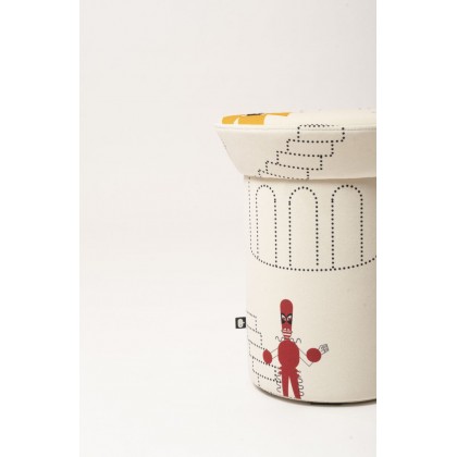 Пуф Pouf screw 081 ARHIVE FABRIC ANATOLIY PETRYCKYI ShishkaProject